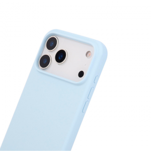 Накладка MeMUMI с MagSafe совместимая с iPhone 17 Pro голубая