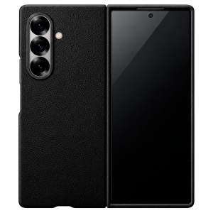Пластиковая накладка Kindsuit Case под кожу совместимая с Samsung Galaxy Z Fold8 Ultra черная LB