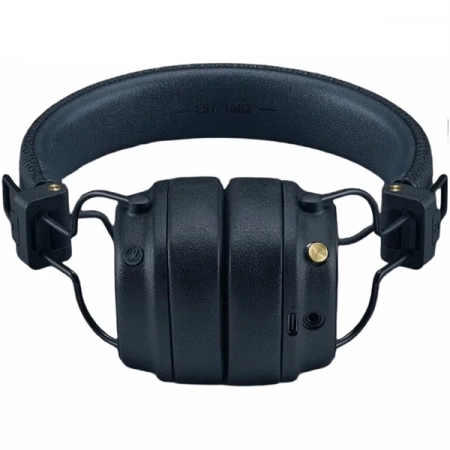 Беспроводные полноразмерные наушники Marshall Major V Midnight Blue (синие) ЕАС - фото 5