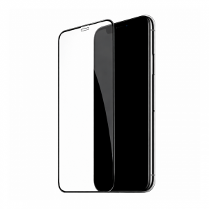 Защитное стекло Hovision совместимое с iPhone XR/11 полноэкранное черное