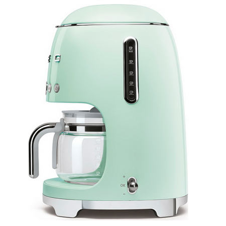 Капельная кофеварка SMEG DCF02PGEU, 10 чашек, 1,4 л, цвет пастельный зеленый - фото 3