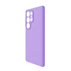 Пластиковая накладка Silicone Case совместимая с Samsung Galaxy S25 Ultra лаванда MG