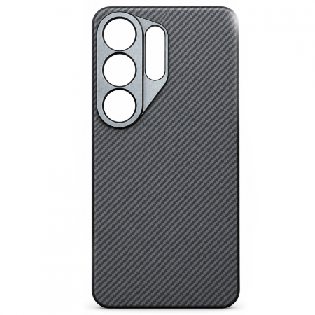 Кевларовая накладка Original Kevlar совместимая с Samsung S26 Ultra (DBlack 600) черная