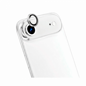 Защитное стекло на камеру WIWU Titan совместимое с iPhone 17 Air Silver (серебро)