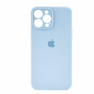 Накладка Silicone Case совместимая с  iPhone 16 Pro голубая (SC)