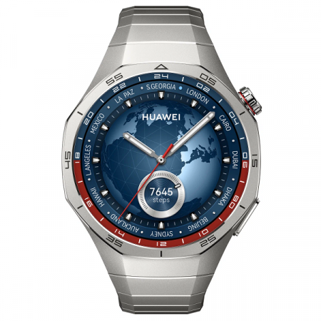 Смарт-часы Huawei Watch GT 5 Pro (VLI-B29) 46mm Titan (титан)  ремешок титановый EAC - фото 2