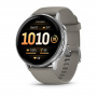 Умные Часы Garmin Venu 4 45mm Silver Grey (серебро/серый ремешок) (010-03014-41)