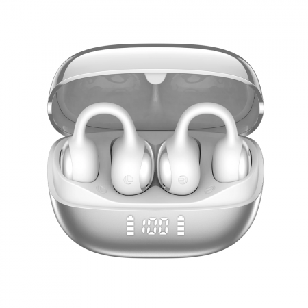 Беспроводные Bluetooth-наушники WiWU Ai302 OWS Silver (серебро) (Китай)