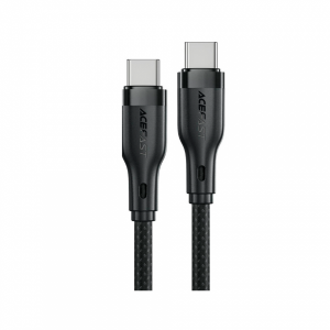 Кабель AceFast Type-C/Type-C/Mag3 240W 1.2м черный нейлон