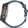Умные часы Garmin Quatix 8 Pro 47mm Amoled Sapphire LTE (010-03198-50) (Синий силиконовый ремешок) EAC