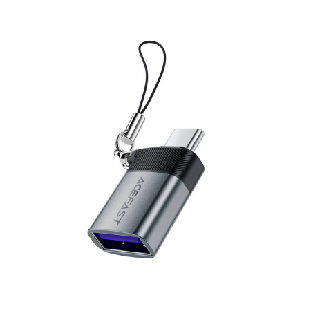 Переходник ACEFAST J7 Type-C на USB серый - фото 2