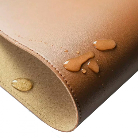 Коврик для компьютерной мыши MIIIW Oversized Leather Cork Mouse Brown (коричневая) - фото 2