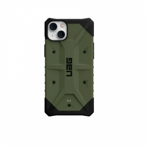 Противоударная пластиковая накладка UAG PATFINDER совместимая с iPhone 14 Plus зеленая