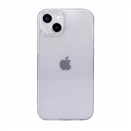Силиконовая накладка совместимая с iPhone 14 Plus прозрачная Partner