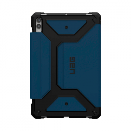 Противоударный чехол-книжка UAG METROPOLIS SE совместимый с Samsung Tab S10+/S9+/S9 FE+ синий 12.4"