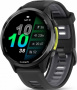 Умные Часы Garmin Forerunner 970 AMOLED черный с черный ремешком (010-02969-60) (Тайвань)