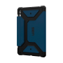 Противоударный чехол-книжка UAG METROPOLIS SE совместимый с Samsung Tab S10+/S9+/S9 FE+ синий 12.4"