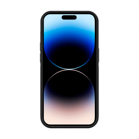 Накладка из эко-кожи Juteni с картхолдером совместимая с iPhone 15 Pro Max черная - фото 2