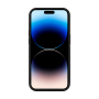 Накладка из эко-кожи Juteni с картхолдером совместимая с iPhone 15 Pro Max черная