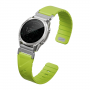 Силиконовый ремешок UNIQ Fluo для Garmin 22 mm (Dark-Lime) желто-зеленый