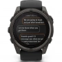 Умные часы Garmin Fenix 8 51 мм AMOLED Sapphire DLC titanium with silicone band(карбоновый титан/черный силикон) (010-02905-63) (Тайвань)