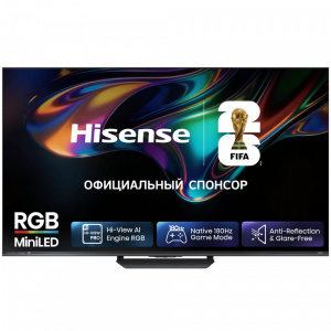 Телевизор Hisense 75" 75UR8S (2026) 4K UltraHD 3840x2160 RGB Mini LED 180 Гц HDR SmartTV HomeOS EAC (гарантия Hisense)