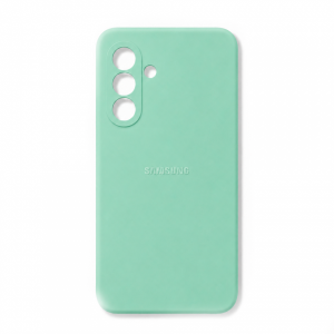 Накладка Silicone Case совместимая с Samsung A17 (SC) мятная