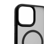 Пластиковая накладка Dfans Design с MagSafe совместимая с iPhone 16 Pro затемненная