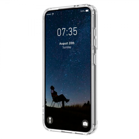 Пластиковая накладка Clear Case совместимая с Samsung A57 прозрачная - фото 2