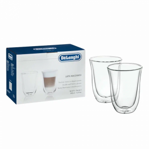 Набор из 2 стаканов Delonghi Lattemacch 330 ml DLSC312
