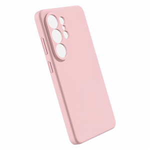 Накладка Silicone Case совместимая с Samsung S26 Ultra (SC) нюдовая