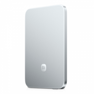 Внешний аккумулятор Ксиаоми ультро-тонкий с MagSafe Power Bank 5000 mAh 15W серебро