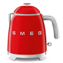 Электрический мини-чайник SMEG KLF05RDEU, 0,8 л, цвет красный