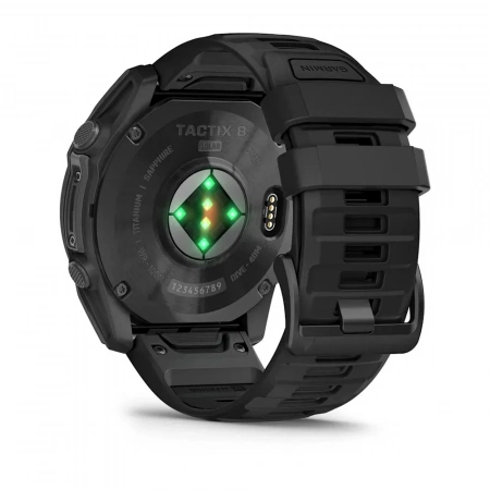 Умные часы Gаrmin ТACTIX 8 51мм Elite Sоlar Sаpрhirе DLC titanium with black silicone band (чеpный титан с черным ремешком) (010-03407-10) - фото 5