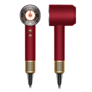 Фен Dyson Supersonic HD16 Nural Red velvet/Gold (красный бархат/золото) (кейс) (с диффузором) (вилка EAC)