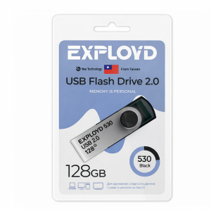 Флеш-накопитель Exployd 530 USB 2.0 128Gb 