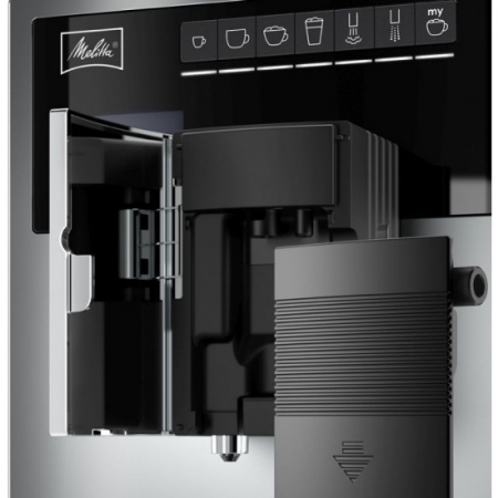 Кофемашина Melitta Caffeo Passione F 530-101 серебристо-черная (Германия) - фото 3