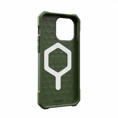 Противоударная накладка UAG Essential Armor с MagSafe совместимая с iPhone 15 Pro зеленая - фото 2