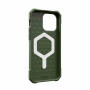 Противоударная накладка UAG Essential Armor с MagSafe совместимая с iPhone 15 Pro зеленая
