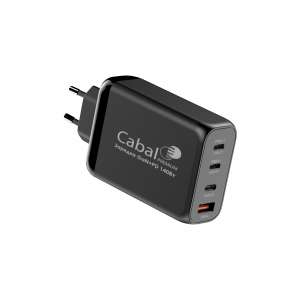 Сетевое зарядное устройство Cabal Premium CP-TCH-1401 140W GaN+PD series (3*USB-C/USB-A) черный