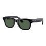 Ray Ban Meta Wayfarer (Gen2) RW4012 Shinny Blac/G15 Green (глянцевая черная рамка/зеленые линзы) L