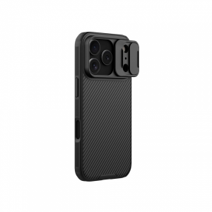 Противоударная накладка с защитой камеры Nillkin Camshield Prop Case с MagSafe совместимая с iPhone 18 Pro/17 Pro черная