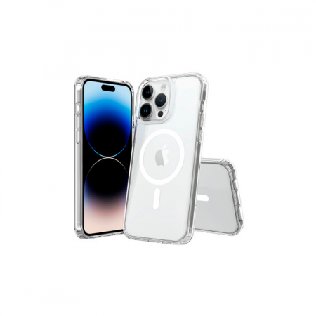 Противоударная накладка Cabal Premium Clear Case c MagSafe совместимая с Apple iPhone 15 Pro прозрачная - фото 2
