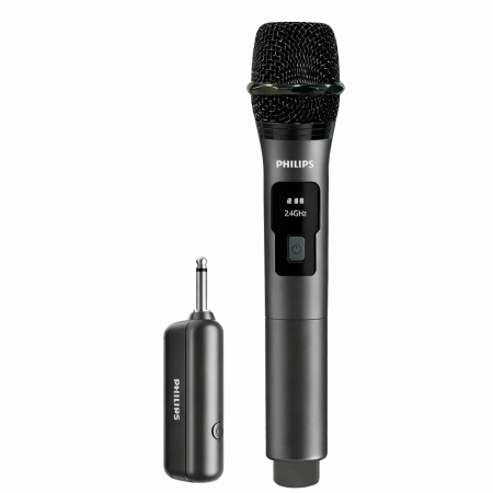Беспроводной микрофон Philips черный