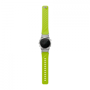 Силиконовый ремешок UNIQ Fluo для Garmin 26 mm (Dark-Lime) желто-зеленый