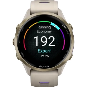 Умные часы Garmin Forerunner 970 (010-02969-12)Soft Gold Titanium With (золотой титан- ремешок серого цвета с индиго-оттенком)