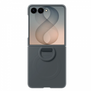 Чехол-накладка Samsung Silicone Ring Magnet Case Galaxy Z Flip8 (EF-EF776) черный