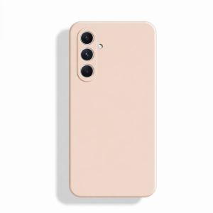 Накладка Silicone Case совместимая с Samsung A36/А37/А56 (SC) нюдовая