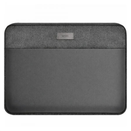 Чехол-папка для ноутбука 16" WIWU Minimalist серый