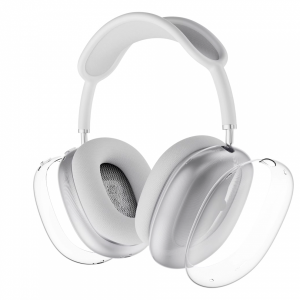Силоконовый чехол совместимый с AirPods Max прозрачный